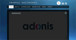 Desktop Screenshot of ghadialielectronics.com